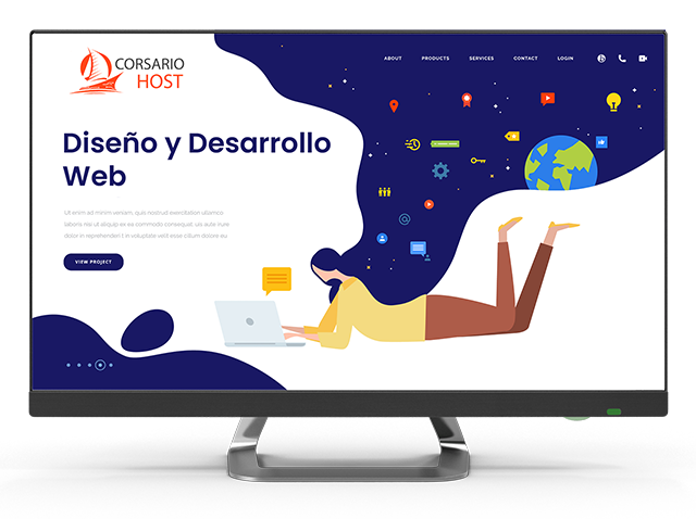 DISEÑO WEB CORSARIO